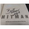 Image 3 : Vintage Bret Hart Autographed WWF Wrestling Hardcover Book