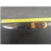 Image 2 : Vintage Rukosolingen Hoof Handled Hunting Knife - Unusual Hilt - 5" Blade - Original Sheath - Plus