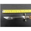 Image 9 : Vintage Rukosolingen Hoof Handled Hunting Knife - Unusual Hilt - 5" Blade - Original Sheath - Plus