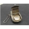 Image 4 : Antique Match Safe and Coin Holder with Bone Toothpick and Stick Lighter - Unusual
