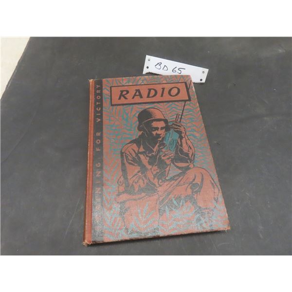 1943 WWII Field Radio Operational Hardcover Manual