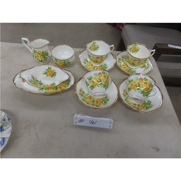 12 Pcs Royal Albert Tea Rose