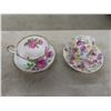 Image 2 : 6 Cup & Saucer: Flammersley, Royal Standard, 2 Royal Stafford, Royal Albert - Brand