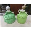 Image 2 : 2 Vintage E+R Germany Dress Doll Porcelain Madame Pompadour - 1 Has Some Damage to Hand
