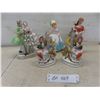 Image 1 : 5 Porcelain Figurines 7-1/2" to 5-1/2" Tall