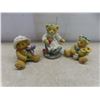 Image 4 : 3 Cherished Teddies, 1 Humming Bird, 1 Shoe, 1 Hydrangea Flower Bee Trinket Box, 1 Peter Rabbit