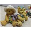 Image 6 : 3 Cherished Teddies, 1 Humming Bird, 1 Shoe, 1 Hydrangea Flower Bee Trinket Box, 1 Peter Rabbit