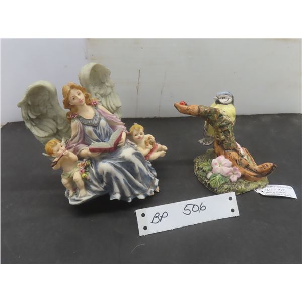 1 Royal Doulton Garden Bird Blue Tit, 1 Wind Up Secret Treasures ORT