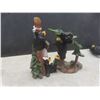 Image 3 : 4 Pcs by Bear Foots Bear by Jeff Fleming - The 2 Bear on the Stump is a Puzzle - 1 Boy with Dog