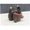 Image 6 : 4 Pcs by Bear Foots Bear by Jeff Fleming - The 2 Bear on the Stump is a Puzzle - 1 Boy with Dog