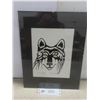 Image 1 : 1 Native Aboriginal Picture in the Shadow by Daniel James Martin Manitoba Artist 14" x 11"