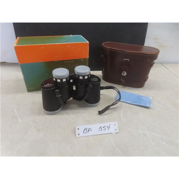 1 Pr Eaton's Oprina Binoculars 7x35 BW CF in the Regular Case & Regular Box