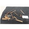 Image 1 : 12 Antique Leather Tools: Punches, Awls, Scraper, Chisel, Brush