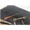 Image 3 : 12 Antique Leather Tools: Punches, Awls, Scraper, Chisel, Brush