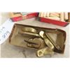 Image 4 : Antique Cabinet Hardware: Handles, Latches, Rollers, Hinges, Deadbolt, Gramaphone Part & Superior
