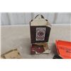 Image 2 : Old General Store Product Lot: 5 Milbro Club Brass Throwing Darts with Box, Phillips Golf Spike