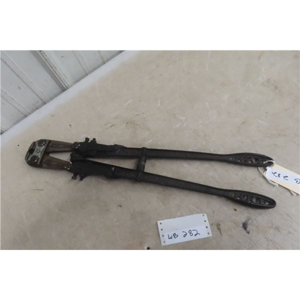 1930s Antique H.K. Porter HKP Bolt Cutter 24" New Old Stock