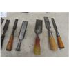 Image 2 : 15 Antique Woodworking Chisels (Doering, Butcher, USA, Abbott, Germany, Spears & Jackson, Tysack