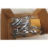 Image 1 : 16 Vintage Amerock MCM Chrome Diner Cabinet Handles 1950s 4-3/4" Long with 3" Centers