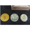 Image 3 : Vintage Druggist Pharmacy Lot: Templeton Remedy Capsules Box, Dr Sayman's Salve Tin, 2 Nail Paste