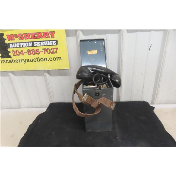 WW2 Canadian Military Radio/Phone Remote Control Carry Unit