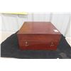 Image 1 : Antique Military Officers WW2 Engineers Dovetail Wood Carry Box