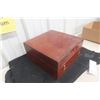 Image 2 : Antique Military Officers WW2 Engineers Dovetail Wood Carry Box