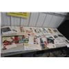 Image 1 : 11 Antique General Store Tin Can Labels New Old Stock Lot: 3 Kootenay Valley Borsch, 3 Big Giant