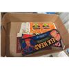Image 7 : 11 Antique General Store Tin Can Labels New Old Stock Lot: 3 Kootenay Valley Borsch, 3 Big Giant