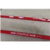Image 5 : 2 Vintage Hockey Wood Sticks Embossed by Coca Cola (Autograph) & European Maker