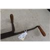 Image 2 : Antique Hay/Straw Knife with Wood Handle, 41" Long, Made in St. Catharines Ontario - Partial Label