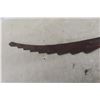 Image 4 : Antique Hay/Straw Knife with Wood Handle, 41" Long, Made in St. Catharines Ontario - Partial Label