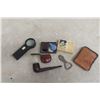 Image 1 : Antique General Store Product Lot: 2 Pipes (HBC Label), Kewtie Ladies Shaver Set in Box, Gazelle