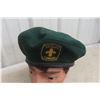 Image 2 : 3 Vintage Boys Scout Books, 2 Canada Scouts Beret Large Hats & World Flag Pennant