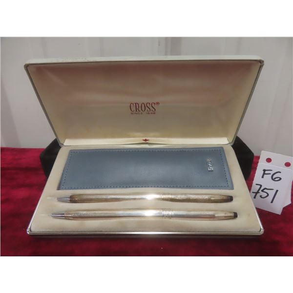 Cross 925 Sterling Silver Pen Set – 35 g Total Weight