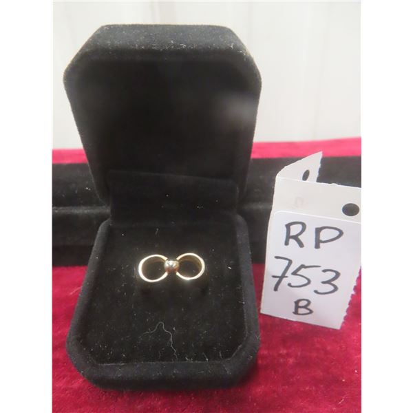 18K Gold Ring – 4 g Total Weight