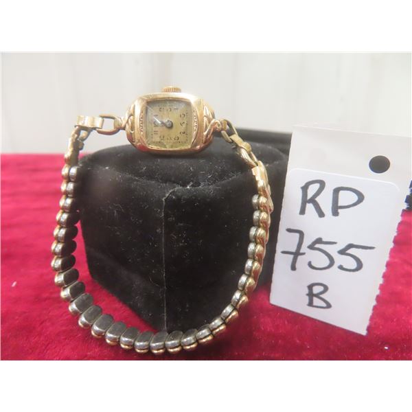 1930s 10K Superva Watch – Bezel Marked 10K Solid Gold