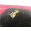Image 2 : 14K Gold Diamond Earring Stud – 1 g Total Weight