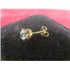 Image 3 : 14K Gold Diamond Earring Stud – 1 g Total Weight