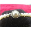 Image 4 : White Freshwater Baroque Pearl Necklace – Natural Pearls, High Luster