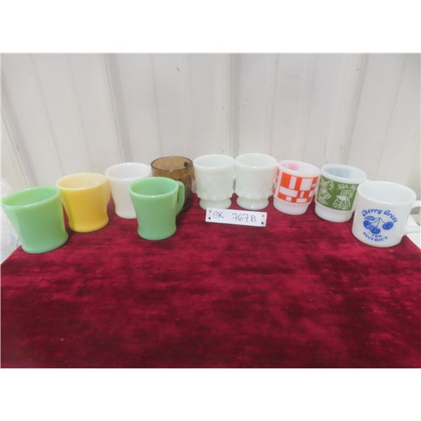 Fire-King & Anchor Hocking Coffee Mugs – Qty 10