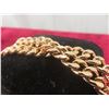 Image 2 : New 14K Gold Plated Cuban Link Chain, 7.0 mm – 24" Long