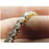 Image 7 : New 18K Gold Plated Princess Cut Simulated Diamond (CZ) Tennis Necklace, 4.0 mm – 18" Long