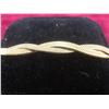 Image 2 : New 14K Gold Plated Twisted Serpentine Bracelet, 7.0 mm – Adjustable 6.25"–8.0"