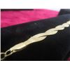 Image 6 : New 14K Gold Plated Twisted Serpentine Bracelet, 7.0 mm – Adjustable 6.25"–8.0"