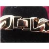 Image 3 : New 18K Gold Plated Iced Out Simulated Diamond (CZ) Cuban Link Bracelet, 14.0 mm – 8" Long