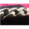 Image 4 : New 18K Gold Plated Iced Out Simulated Diamond (CZ) Cuban Link Bracelet, 14.0 mm – 8" Long