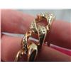 Image 5 : New 18K Gold Plated Iced Out Simulated Diamond (CZ) Cuban Link Bracelet, 14.0 mm – 8" Long