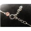 Image 6 : New Heart Prong Necklace, 925 Silver with White Gold Overlay – Adjustable 16"–17", VVS1, with GRA