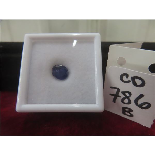 Natural Blue Sapphire, Heat Treated, Oval Cut, 3.5 ct – 7.3 mm × 9.0 mm